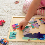 VIGA Drewniane Puzzle Układanka 24 el. Sekrety Morza - 005
