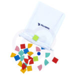 Układanka Geometryczna Montessori Mozaika Kolory Tooky Toy - 014