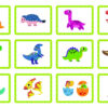 Dinozaury Puzzle Magnetyczne w Pudełku Kreatywny Zestaw Tooky Toy - 009
