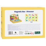 Dinozaury Puzzle Magnetyczne w Pudełku Kreatywny Zestaw Tooky Toy - 011