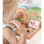 Puzzle Magnetyczne Farma dla Dzieci 3+ 73 Elementy - TOOKY TOY - 004