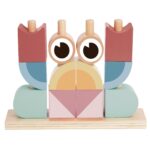 Drewniany Krab Montessori Tooky Toy - Układanka Edukacyjna Stosy - 005