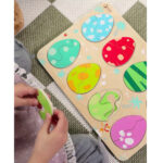 Drewniane Puzzle Dinozaury Classic World - Wykluwające się Jajka - 006