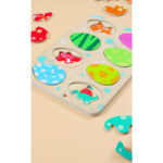 Drewniane Puzzle Dinozaury Classic World - Wykluwające się Jajka - 008