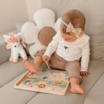 TOOKY TOY Drewniana Układanka Montessori Interaktywne Puzzle Dźwiękowe Dzikie Zwierzęta Safari - 004