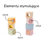 VIGA Drewniane Klocki Sensoryczne PolarB - 006