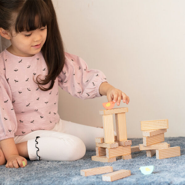 Zestaw Konstrukcyjny Kolorowe Ptaki 23 el Classic World Gra Logiczna - 002