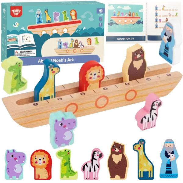 export Logiczna układanka drewniana Arka Noego i zwierzęta - Tooky Toy