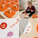 Drewniana Tablica Memory z Wymiennymi Kartami 10w1 Montessori Viga - 011