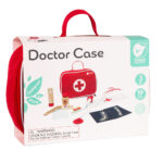 Zestaw lekarski dla dzieci drewniana walizka doktora - Classic World - 014