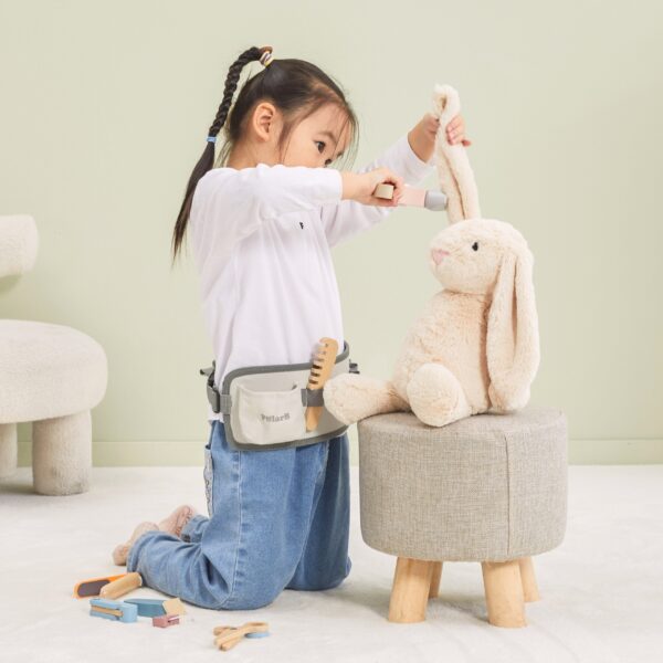 Drewniany Pas Fryzjera PolarB Viga – Zestaw do Stylizacji Montessori - 007