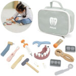 Zestaw lekarski dentysta w torbie PolarB Viga Toys drewno - 001