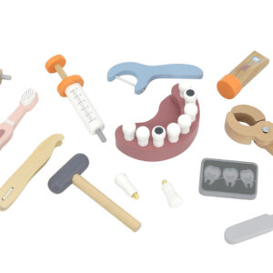 Zestaw lekarski dentysta w torbie PolarB Viga Toys drewno - 009