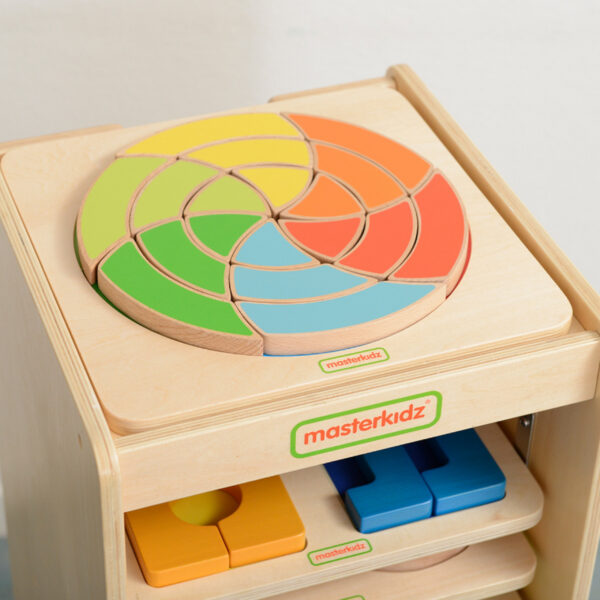 Szafka Drewniana do Przechowywania Tabliczek Edukacyjnych Masterkidz - 003