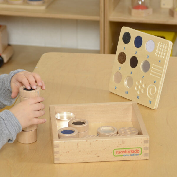 Zgaduj Dotykiem Materiał I Faktura 12 Elementów Montessori - 003