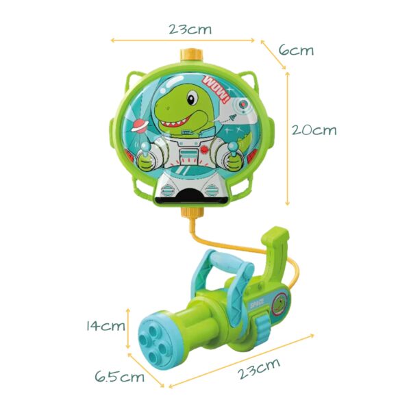 WOOPIE Pistolet na Wodę z Plecakiem Dino - 006