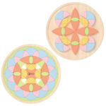 Drewniana Mozaika Mandala Classic World – Układanka Kreatywna Montessori - 006