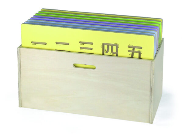 VIGA Drewniane Pudełko Na Tablice Organizer Certyfikat FSC - 001