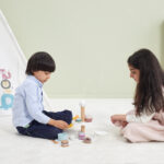 VIGA PolarB Patera drewniana z Babeczkami Ciasteczkami Kawą zestaw 15 akc - 007