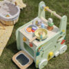 Drewniany pchacz edukacyjny 2w1 Kuchnia Montessori Classic World - 004