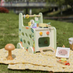 Drewniany pchacz edukacyjny 2w1 Kuchnia Montessori Classic World - 005