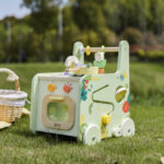 Drewniany pchacz edukacyjny 2w1 Kuchnia Montessori Classic World - 006