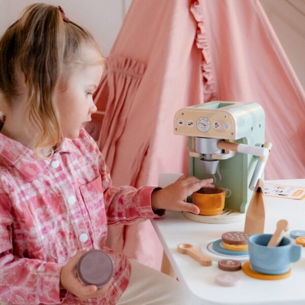 WOOPIE GREEN Drewniany Ekspres do Kawy Cukiernia Barista 25 el. - 005