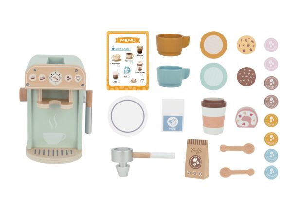 WOOPIE GREEN Drewniany Ekspres do Kawy Cukiernia Barista 25 el. - 011