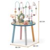 VIGA PolarB Drewniany Stolik Edukacyjny Manipulacyjny Przeplatanka Montessori - 002
