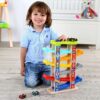 TOOKY TOY Kolorowa  Zjeżdżalnia Tor Dla Samochodów - 003