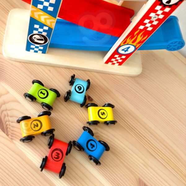 TOOKY TOY Kolorowa  Zjeżdżalnia Tor Dla Samochodów - 005