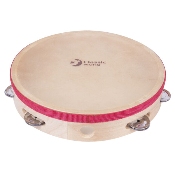 CLASSIC WORLD EDU Instrument Muzyczny Tamburyn 25 cm - 001