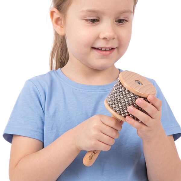 CLASSIC WORLD EDU Instrument Muzyczny Kabasa z Koralikami dla Dzieci - 001