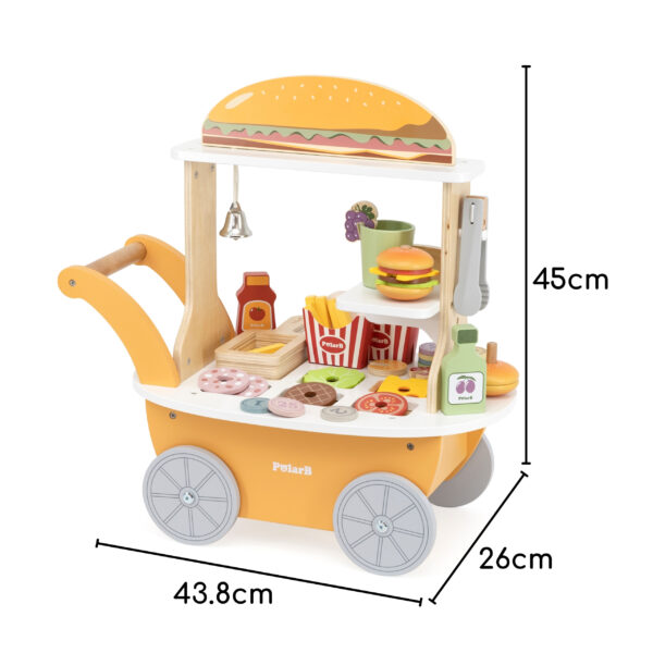 VIGA Minisklep z Hamburgerami – Kreatywna Zabawa w Odgrywanie Ról - 009