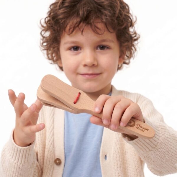 CLASSIC WORLD EDU Instrument Muzyczny Kastaniety dla Dzieci - 001