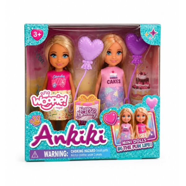 Woopie ROYAL Zestaw Urodzinowy Dwóch Laleczek - Candy i Cakes - 004