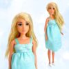 WOOPIE ROYAL Lalka Lily z Brzuszkiem w Ciąży Niemowlak Błękitna Sukienka - 004