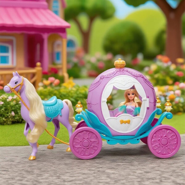 WOOPIE ROYAL Lalka Księżniczka Lily i Magiczny Powóz Karoca Akcesoria - 005