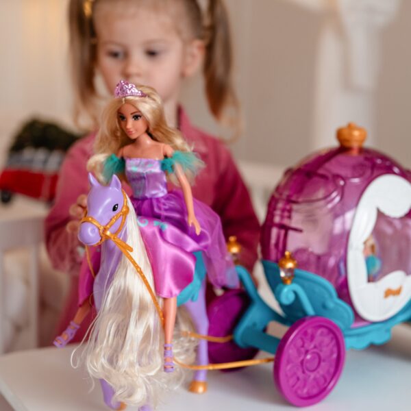 WOOPIE ROYAL Lalka Księżniczka Lily i Magiczny Powóz Karoca Akcesoria - 010