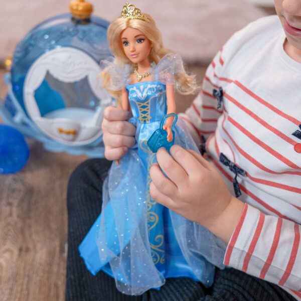 WOOPIE ROYAL Lalka Lodowa Księżniczka Lily i Magiczny Powóz Karoca Akcesoria - 004