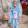 WOOPIE ROYAL Lalki Kombinezony Niebieskie Misie Zestaw 2szt. - 002