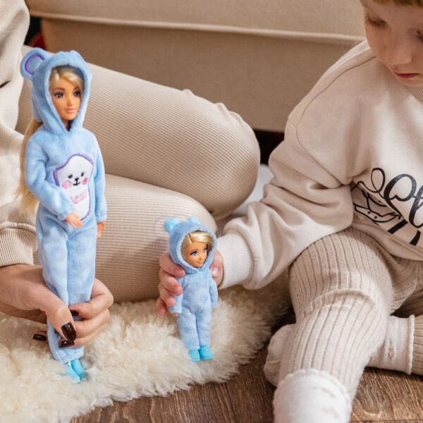 WOOPIE ROYAL Lalki Kombinezony Niebieskie Misie Zestaw 2szt. - 005