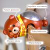 WOOPIE BABY Projektor Gwiazd Rzutnik Lampka Nocna dla Dzieci Miś - 003