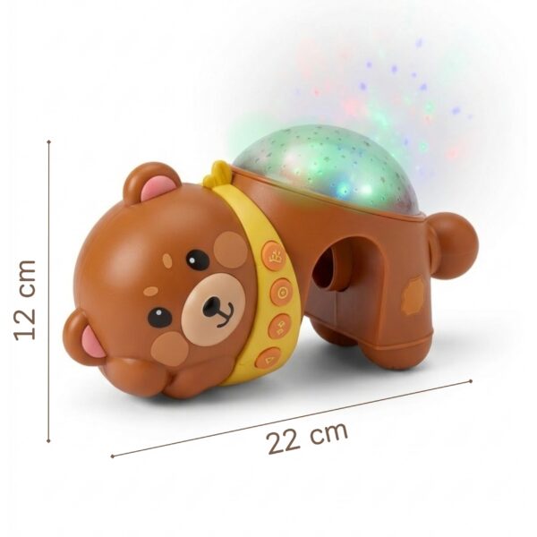 WOOPIE BABY Projektor Gwiazd Rzutnik Lampka Nocna dla Dzieci Miś - 007