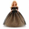 WOOPIE ROYAL Lalka Lily 30 cm Długie Blond Włosy Czarna Suknia Balowa - 003