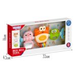 WOOPIE BABY Zawieszka do Wózka Łóżeczka Sensoryczna Grający Krab Lusterko Rybka 6m - 003