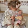 WOOPIE ROYAL Lalka Bobas 36 cm w Ubranku z Misiem Akcesoria do Karmienia - 004