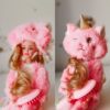 WOOPIE ROYAL Lalka Emi w Różowym Przebraniu Misia - 003