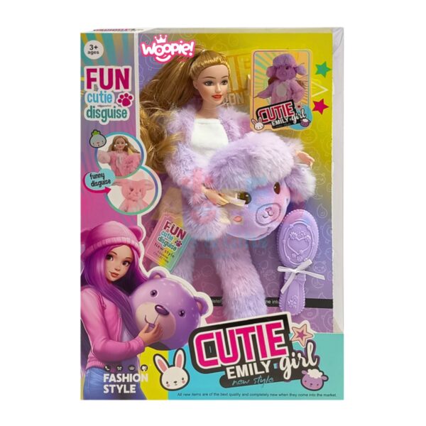 WOOPIE ROYAL Lalka Emi w Fioletowym Przebraniu Owieczki - 006