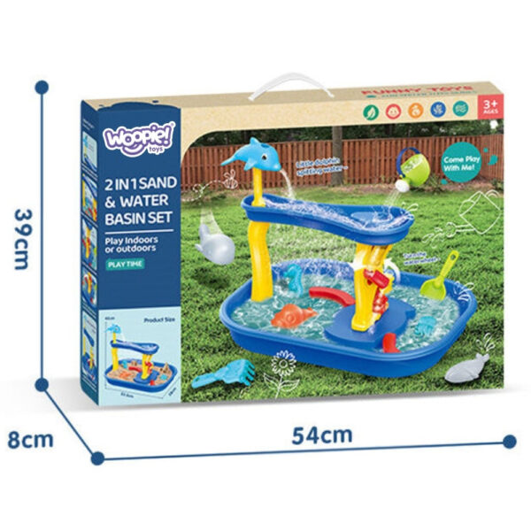 WOOPIE Stolik Wodny Wodospad Delfinek 11el. - 007